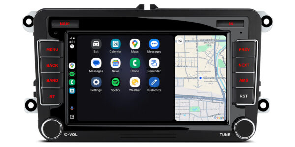 フォルクスワーゲン/シート/シュコダ｜アンドロイドOS｜オクタコア｜4GB RAM & 64GB ROM｜IPSスクリーン｜ID70MTVL