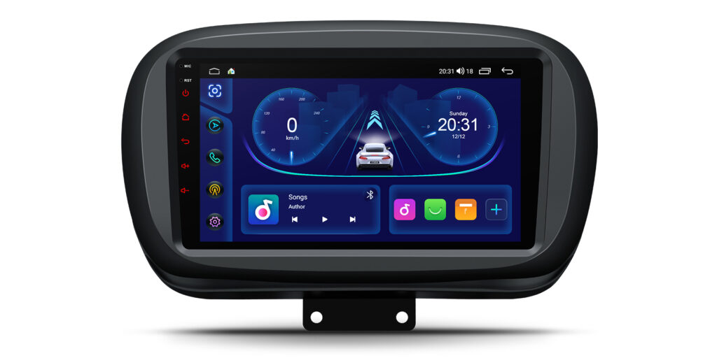 フィアット｜500X｜Android OS｜オクタコア｜4GB RAM & 64GB ROM｜IPSスクリーン｜IDP9050XF