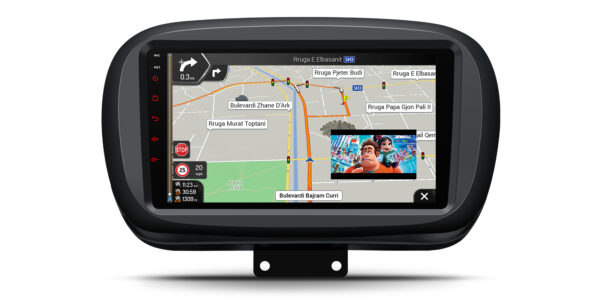 フィアット｜500X｜Android OS｜オクタコア｜4GB RAM & 64GB ROM｜IPSスクリーン｜IDP9050XF
