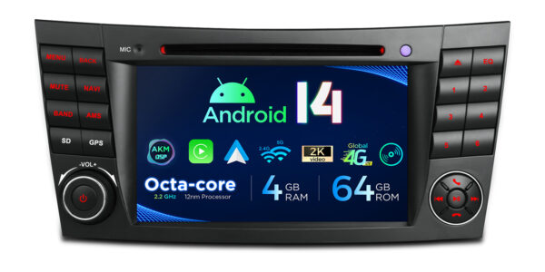 メルセデス・ベンツ｜各種｜Android 14｜オクタコア｜4GB RAM & 64GB ROM｜グローバル4G LTEソリューション｜PX74M211GS