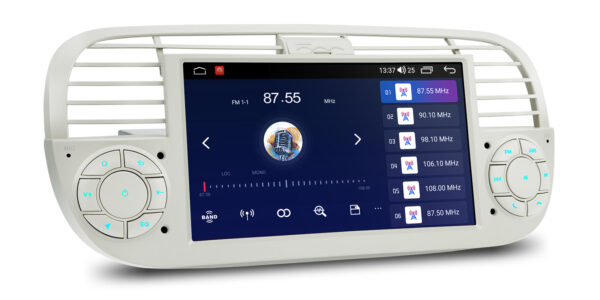 フィアット500｜Android OS｜オクタコア｜64GB ROM｜IPSスクリーン｜CarPlay & Android Auto｜IDS7050FLC｜フィアット500