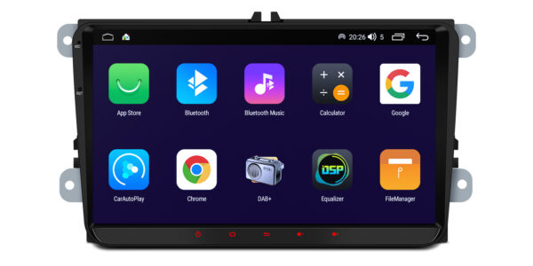 フォルクスワーゲン/シート/シュコダ｜アンドロイドOS｜オクタコア｜64GB ROM｜IPSスクリーン｜CarPlay & アンドロイドオート｜IDS90MTVL