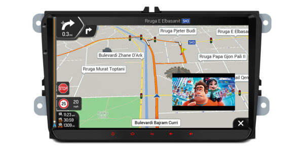 フォルクスワーゲン/シート/シュコダ｜アンドロイドOS｜オクタコア｜64GB ROM｜IPSスクリーン｜CarPlay & アンドロイドオート｜IDS90MTVL