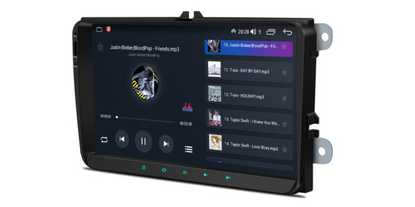フォルクスワーゲン/シート/シュコダ｜アンドロイドOS｜オクタコア｜64GB ROM｜IPSスクリーン｜CarPlay & アンドロイドオート｜IDS90MTVL