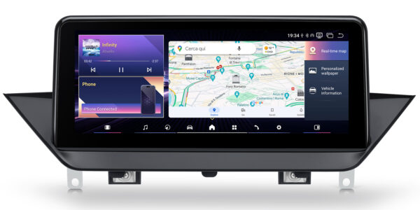 BMW｜X1 E84｜Android OS & OEMシステム｜クアルコム662｜オクタコア｜8GB RAM & 128GB ROM｜QBBH14X1UN