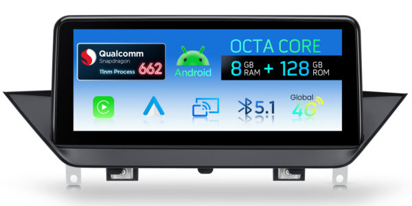 BMW｜X1 E84｜Android OS & OEMシステム｜クアルコム662｜オクタコア｜8GB RAM & 128GB ROM｜QBBH14X1UN