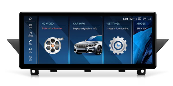 BMW｜X1 E84｜Android OS & OEMシステム｜クアルコム685｜オクタコア｜8GB RAM & 256GB ROM｜QWBX24CIB12X1