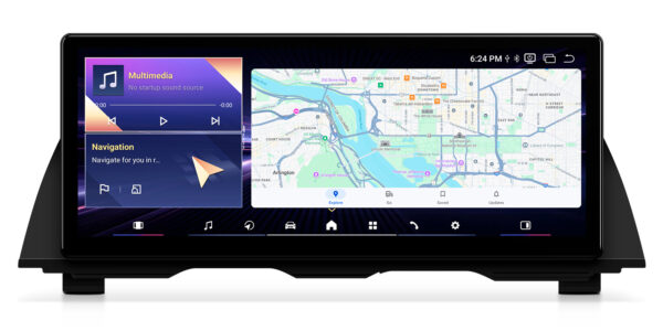 BMW｜5シリーズ｜アンドロイドOS＆OEMシステム｜クアルコム685｜オクタコア｜8GB RAM＆256GB ROM｜QWBX24NB12FV
