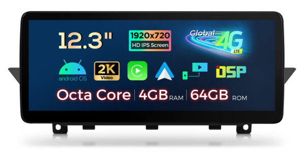 BMW｜X1 E84｜Android / iPhone｜オクタコア｜4GB RAM & 64GB ROM｜グローバル4G LTE｜QLB22X1UN