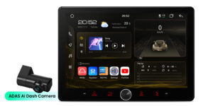 ダブルDIN｜10.1インチQLEDスクリーン｜アンドロイド14｜4GB RAM＆64GB ROM｜先進運転支援システム｜TAD128