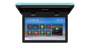 15.6インチIPSスクリーン｜2GB RAM & 32GB ROM｜フリップダウン式アンドロイドカールーフマルチメディアプレーヤー｜CM157AF