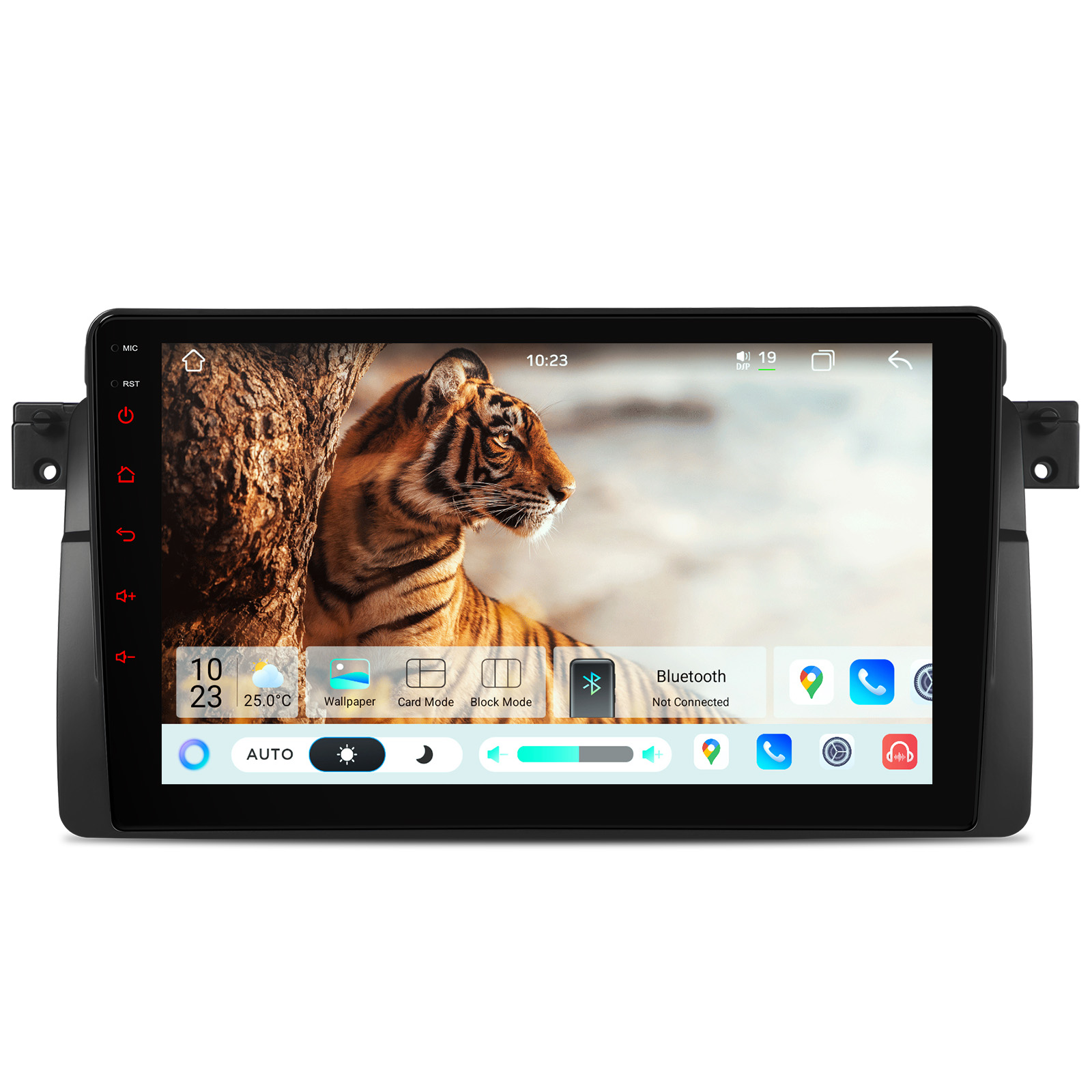 BMW E46- Unisoc 7865、8GB RAM、二重 Bluetooth のプラグ アンド プレイ適合のための XTRONS IMHP9446B 9 インチのアンドロイド 14 車のステレオ