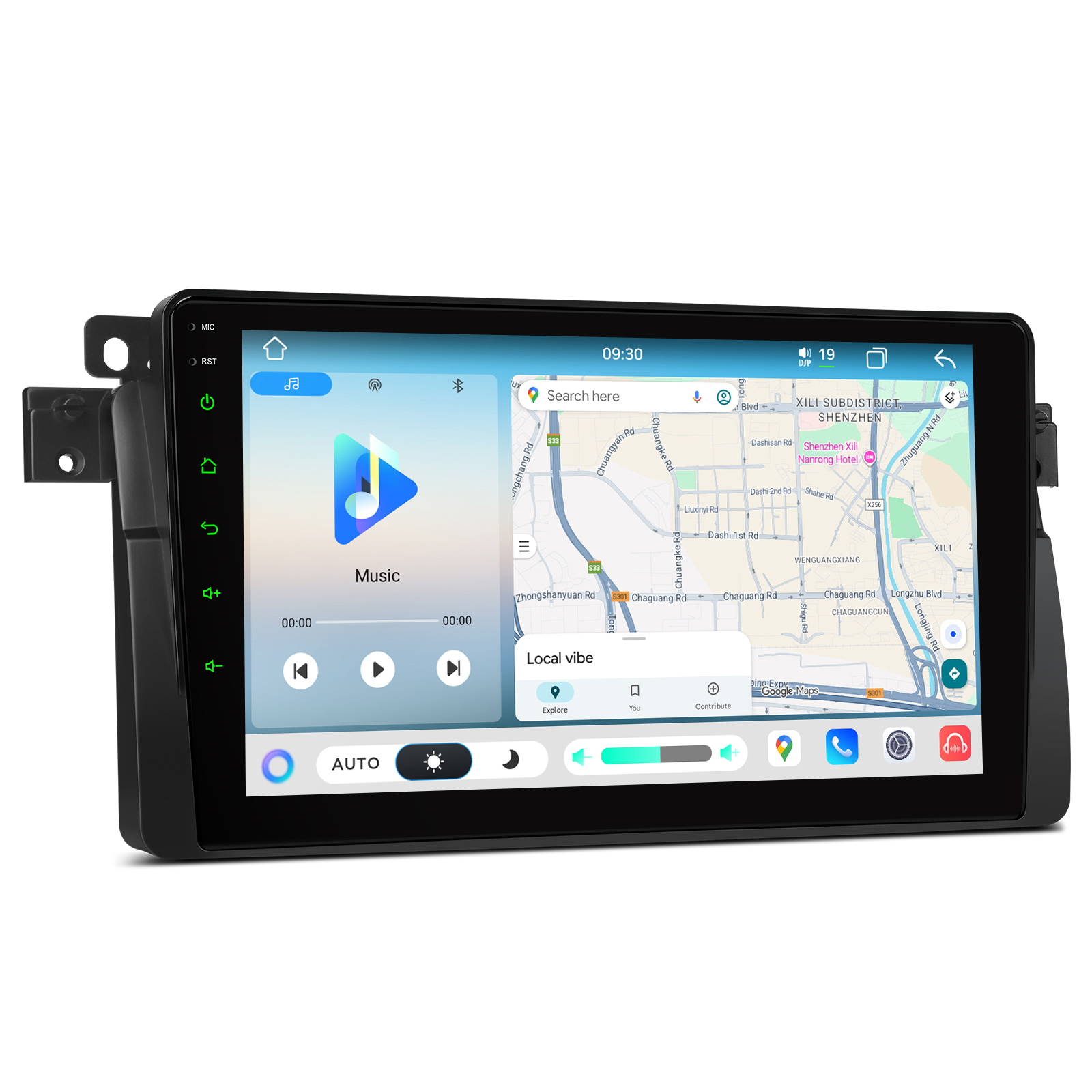 BMW E46- Unisoc 7865、8GB RAM、二重 Bluetooth のプラグ アンド プレイ適合のための XTRONS IMHP9446B 9 インチのアンドロイド 14 車のステレオ